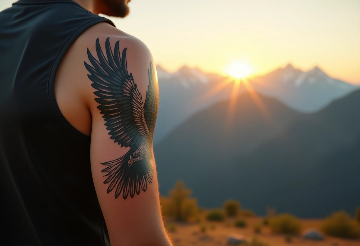 tatouage aigle