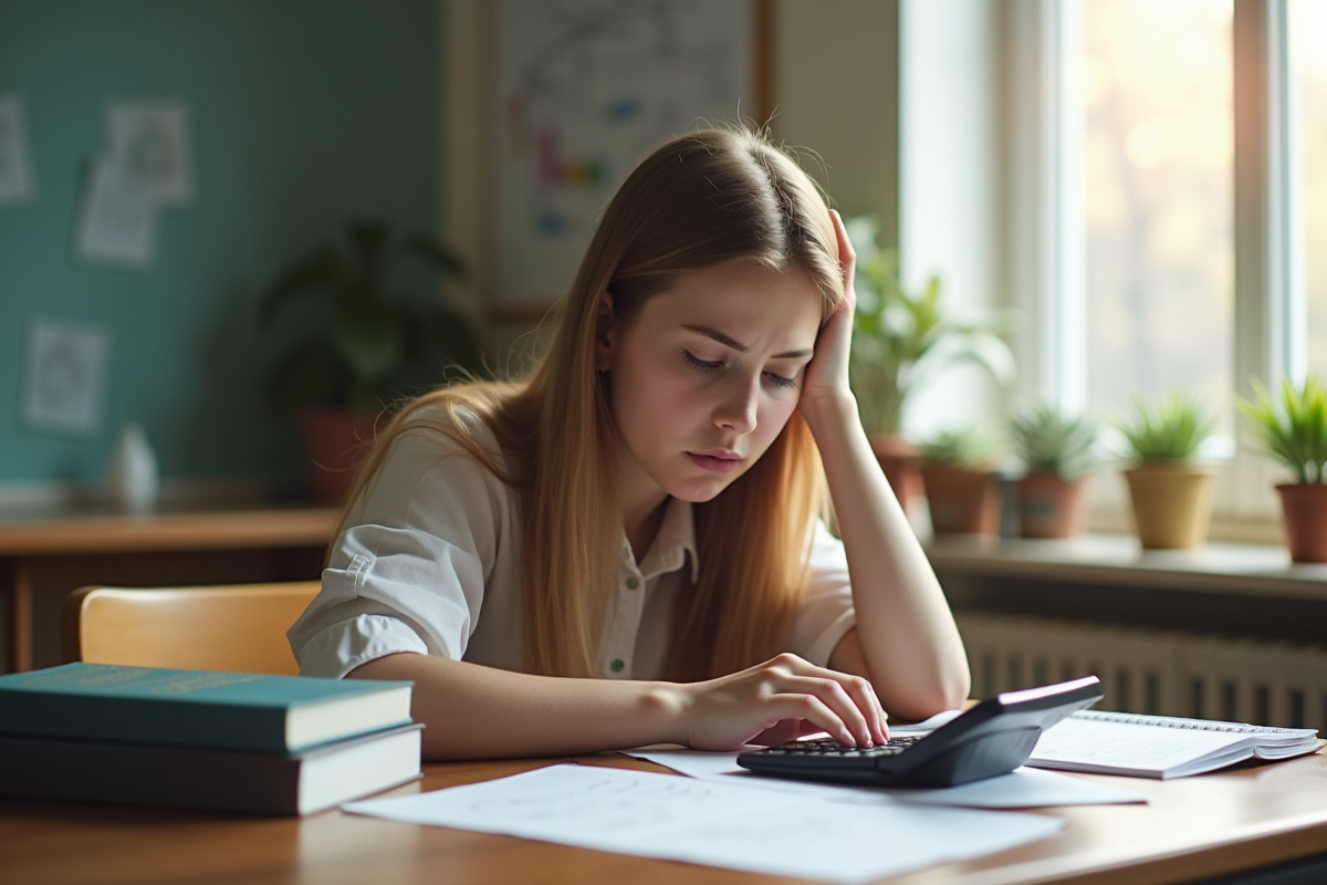 calculatrice  étudiant